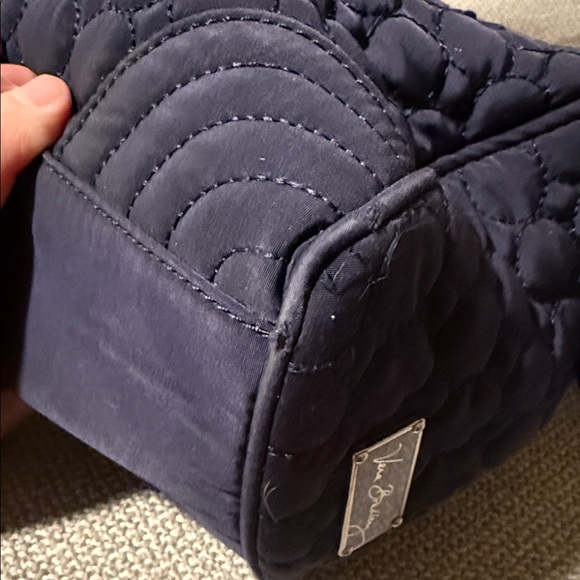 Vera Bradley Navy Quilted Shoulder Bag - Picture 5 of 13